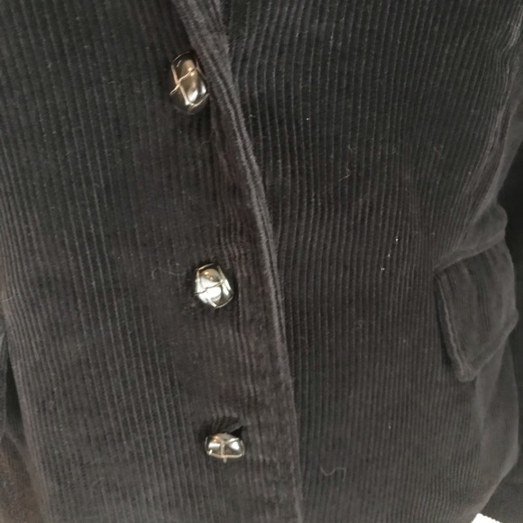 Sandro Sport‎ Black Corduroy Blazer 8 MINT EEUC - Picture 3 of 8